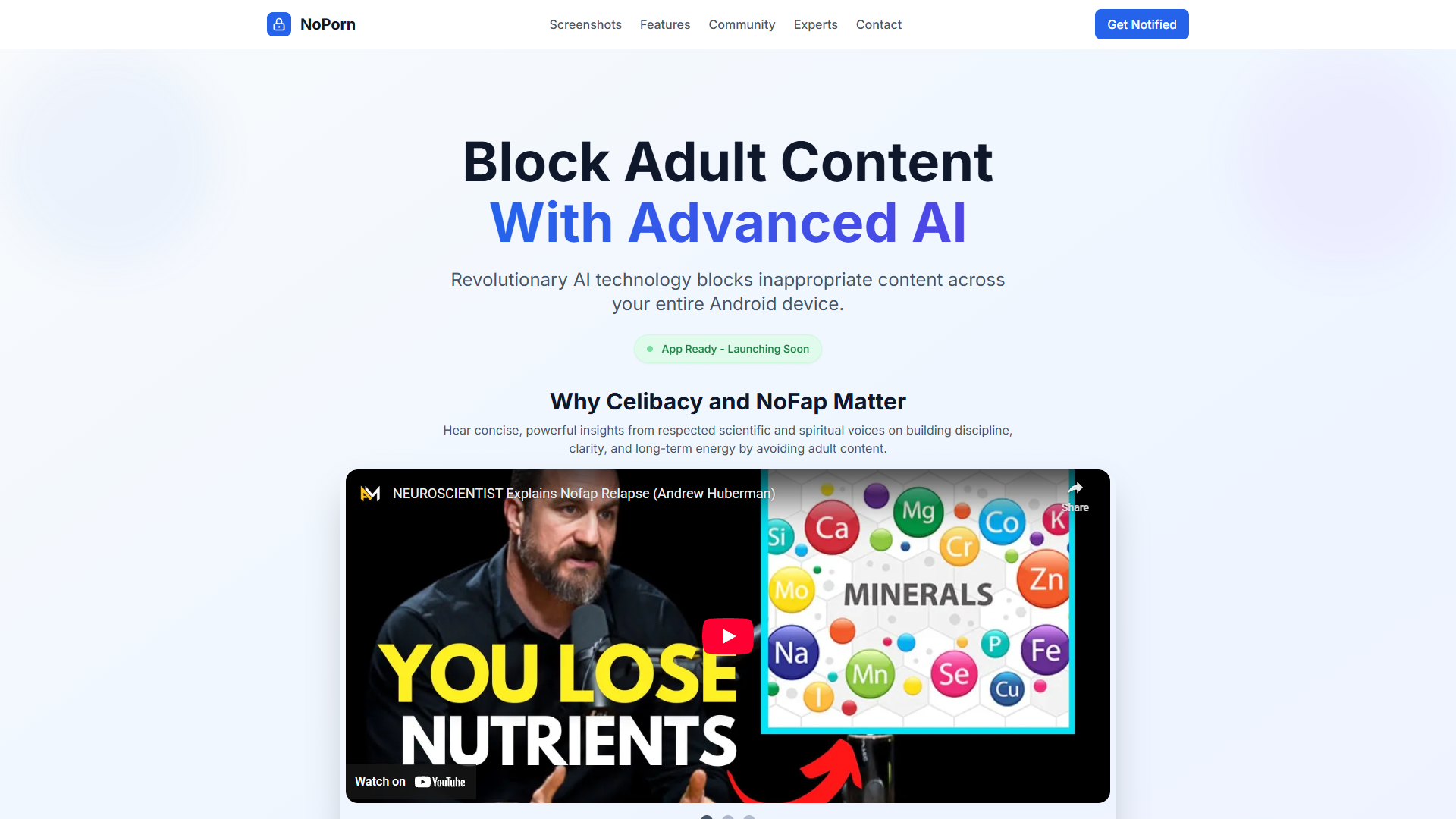 Nofap - Porn Blocker Screenshot