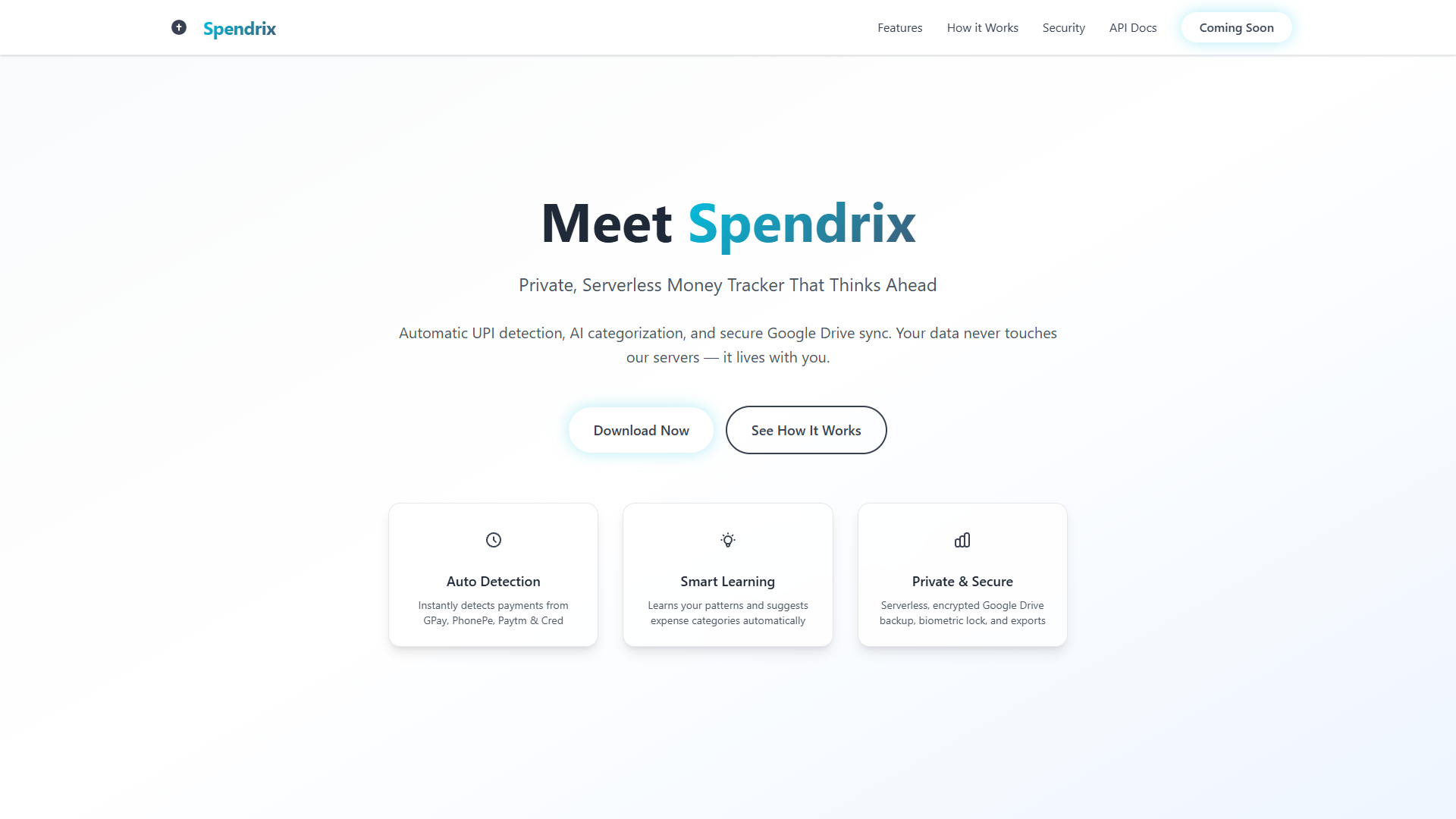 Spendrix Screenshot